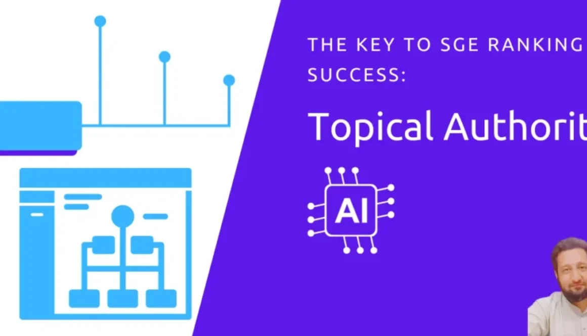 manzar mashhood explains why topical authority is important if you want to rank your website in google sge