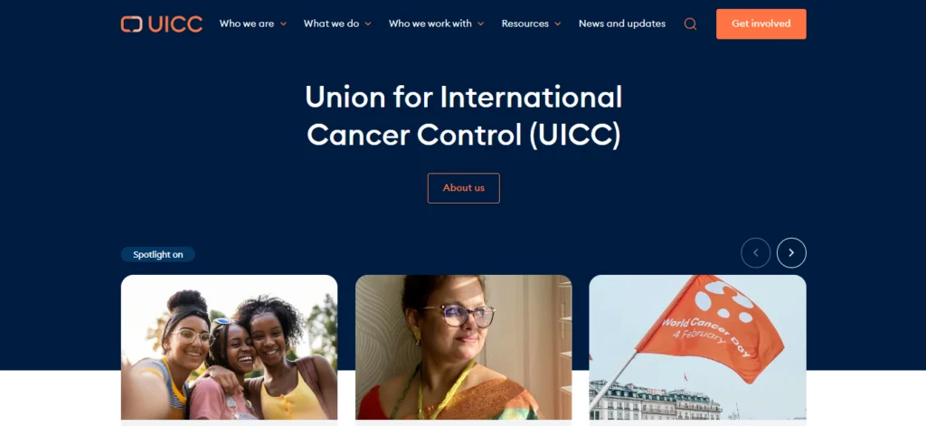 Top 10 Enterprise Drupal Websites: The Union for International Cancer Control (UICC)